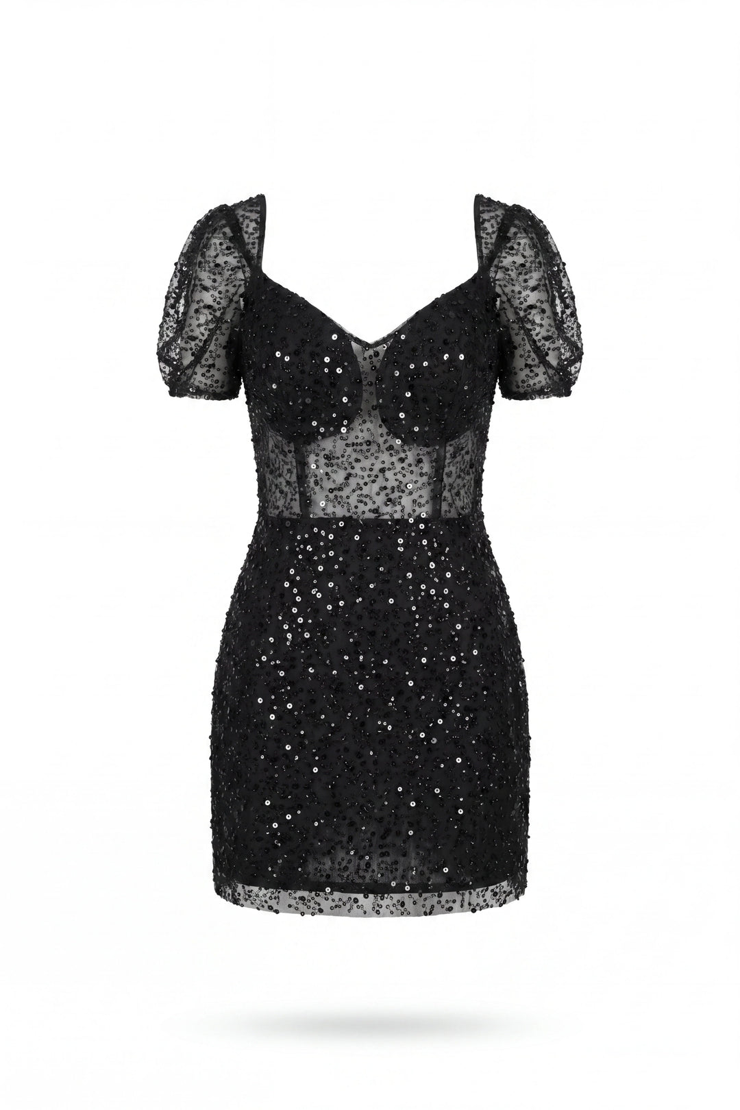 Black Shine Elbise