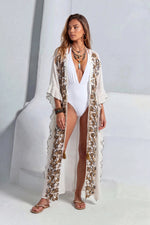 Load image into Gallery viewer, Ekru kaftan
